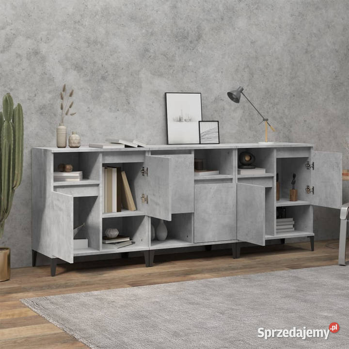 Komody 3 szarość betonu 60x35x70 WM3185747 Komody Warszawa