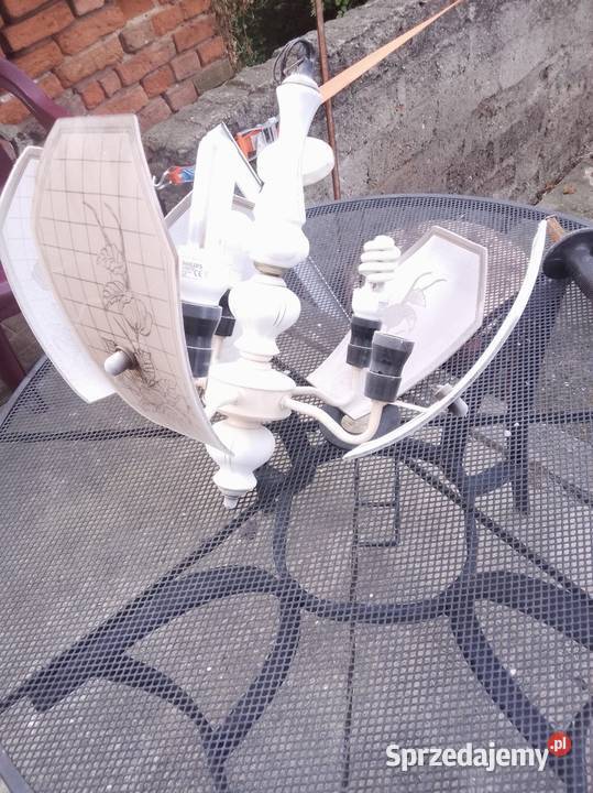 Stara lampa z okresu PRL Leszno