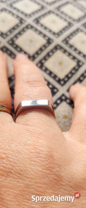Nowy pierścionek obrączka stal chirurgiczna Gdańsk