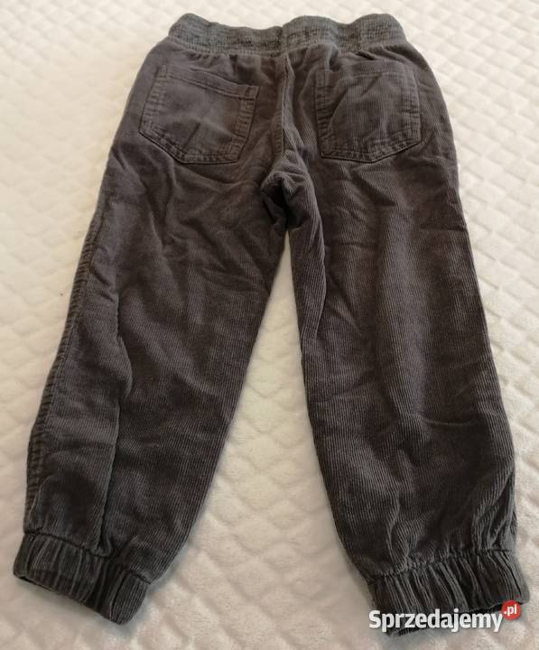 Spodnie sztruksowe grafitowy 98104 Pepco Odzież chłopiec Czeladź