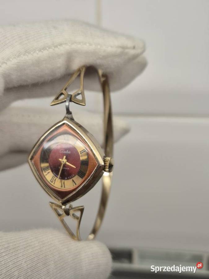 Rzadki mechaniczny zegarek damski Slava Chorzów sprzedam