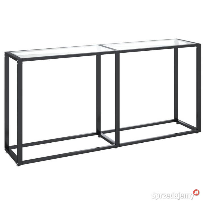 Konsola przezroczysta 160x35x755 szkło hartowane Warszawa sprzedam