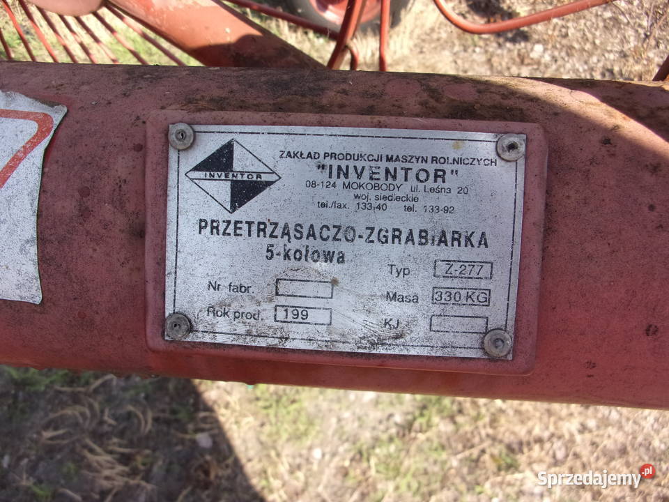 Przetrząsaczo zgrabiarka 5gwiazdow Z277 Opoczno sprzedam