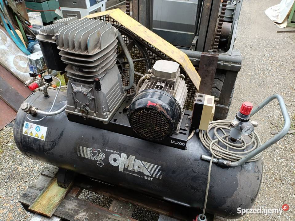 kompresor 200 l litów I 250 300 500L MMM Maszyny małopolskie sprzedam