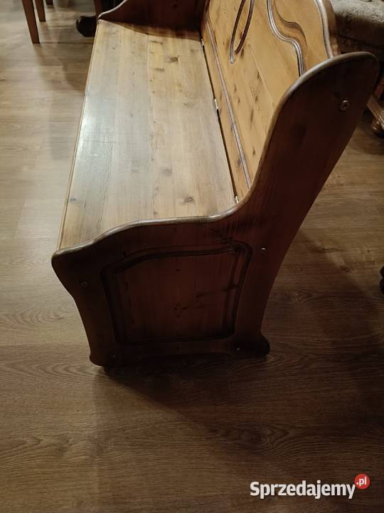 Ława drewniana siedzisko Lipno