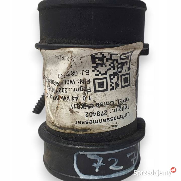PRZEPŁYWOMIERZ Opel Corsa C 12 14 0280218119 lubelskie Chełm sprzedam
