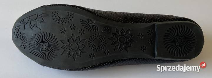 Czarne baleriny połysk rozmiar 37 BAL9 czarny Żyrardów