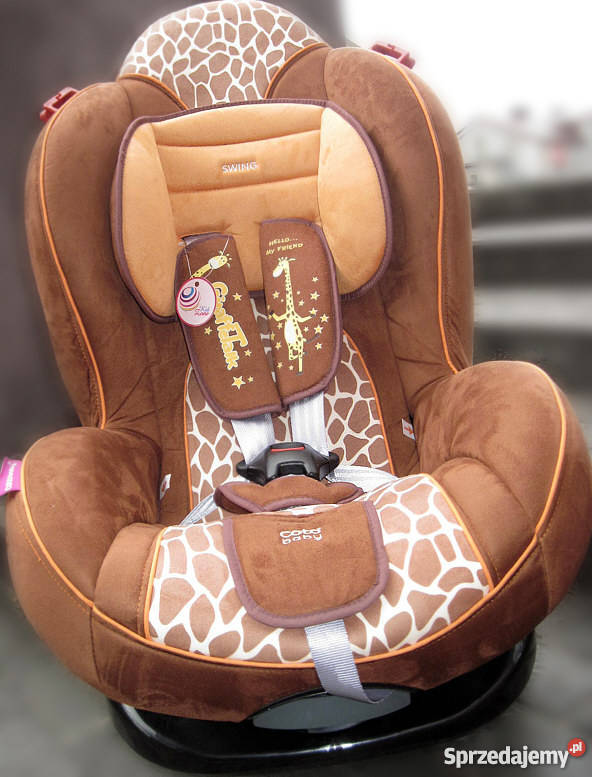 Fotelik samochodowy Zebra żyrafka 925 Nowy Łódź sprzedam