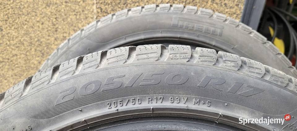 Sprzedam opony zimowe Pirelli 205 50 17 Opony Włocławek