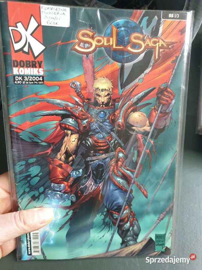 Soul Saga kompletna miniseria 3 komiksy 2004 Komiksy pomorskie Gdynia sprzedam