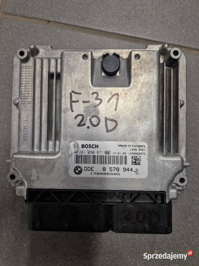BMW F20 F21 F30 F31 KOMPUTER STEROWNIK SILNIKA osobowe Tomaszów Lubelski