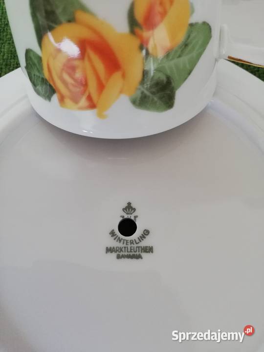 Patera w zółte róże porcelana winterling Gorlice