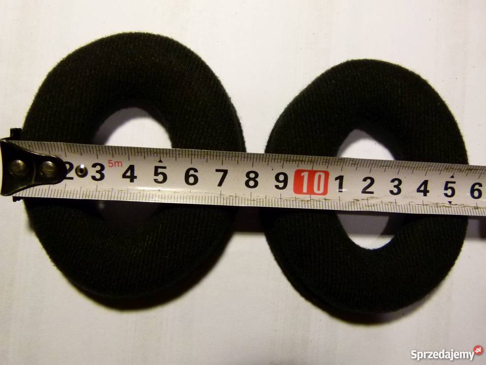 Nauszniki pady do słuchawek ok 75x9 welurtkanina Słuchawki i głośniki