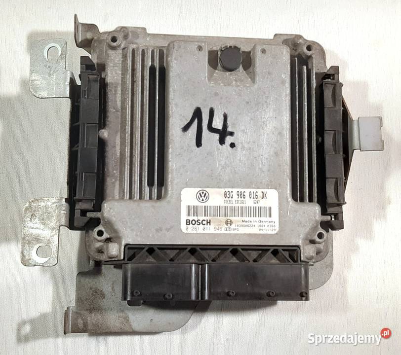 KOMPUTER STEROWNIK SILNIKA VW TOURAN 19 TDI Mielęcin