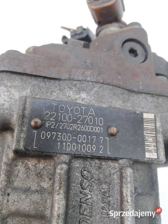 POMPA WTRYSKOWA 2210027010 20 D4D Toyota Corolla osobowe świętokrzyskie