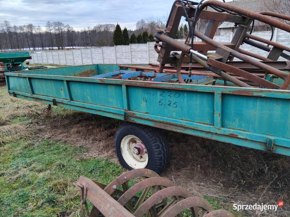 Przyczepa wywrotka d35beczka do wody transport nieuszkodzony łódzkie sprzedam