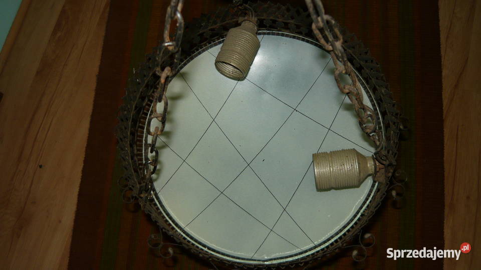 Stary żyrandol inny kolor Sokółka