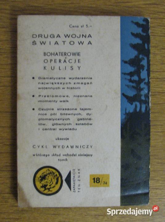 Żółty Tygrys Kwadrat 3612 1874 miękka Parczew