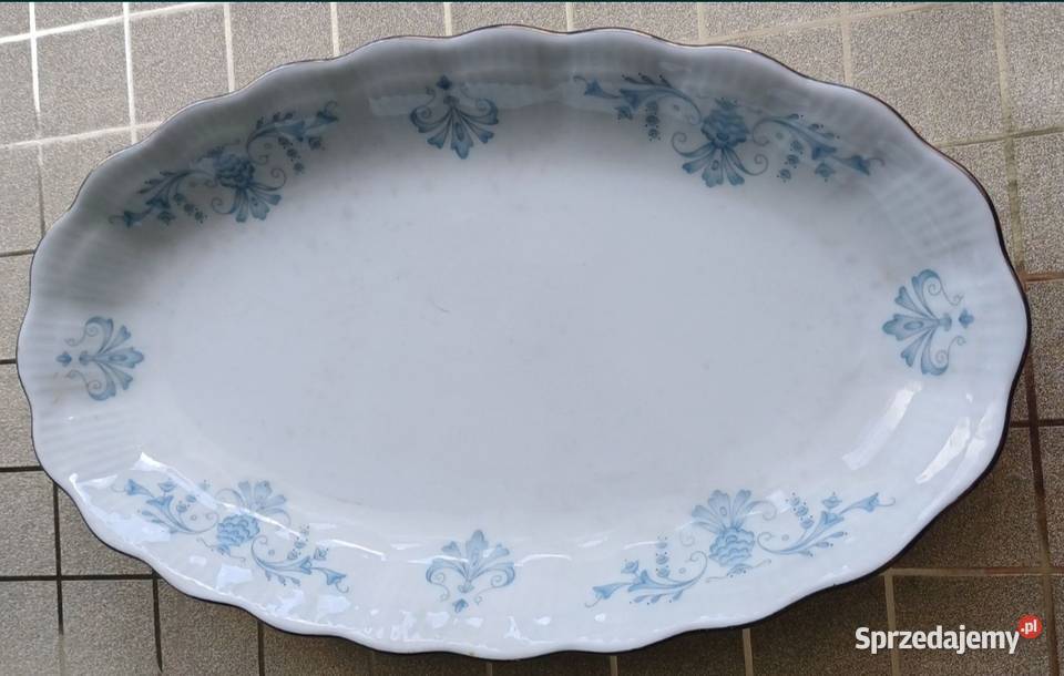 Zestaw porcelany PRL vintage z delikatnymi