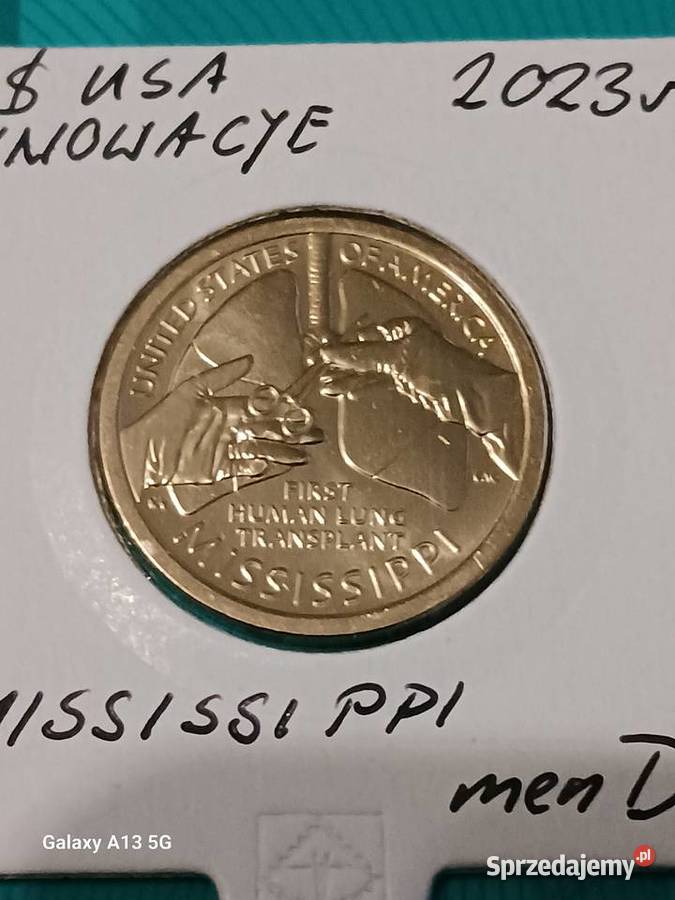 1 Dolar USA Innowacjeprzeszczep płuc Mississippi sprzedam
