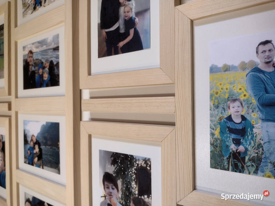 Drewniana Multirama Ramka Na 10 zdjęć 15x21 dolnośląskie