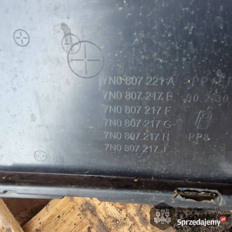 VW Sharan 2011 zderzak przód Słowikowo