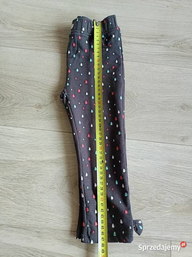 Jegginsy legginsy dziewczęce w łezki z mazowieckie