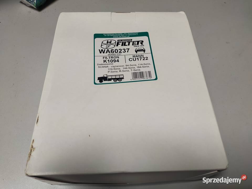 Wkład filtra kabiny Scania 4 WA60237 K1094 Brzozówka sprzedam