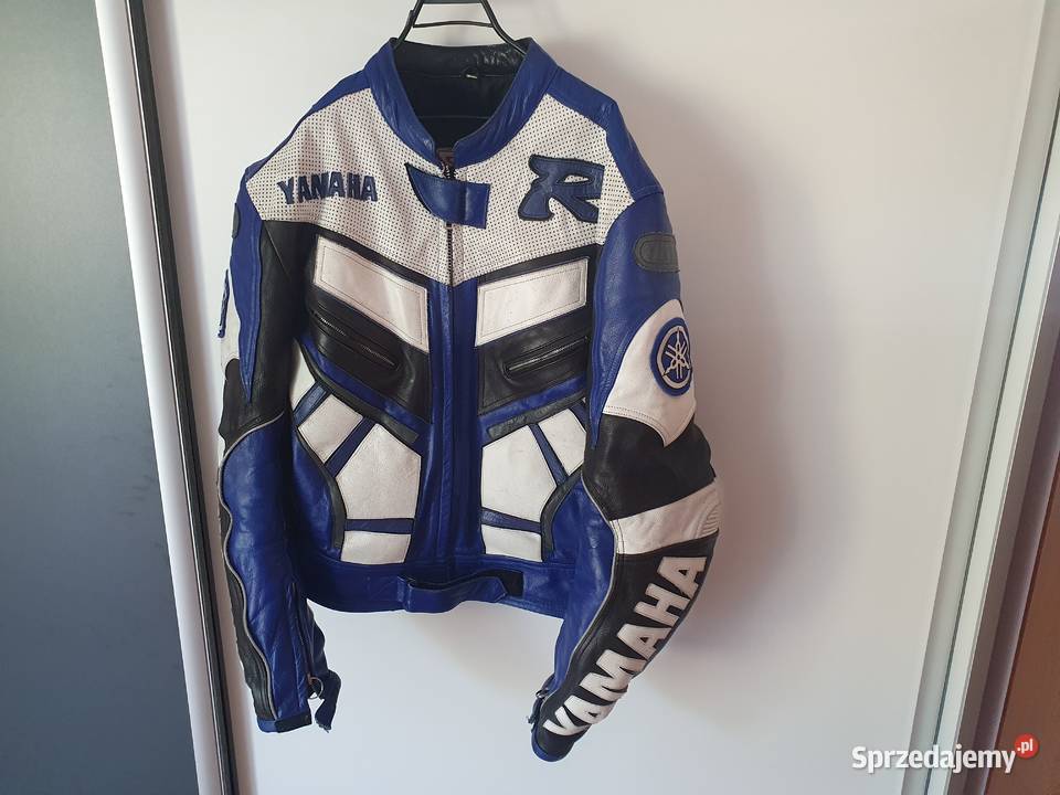 kurtka motocyklowa skórzana yamaha