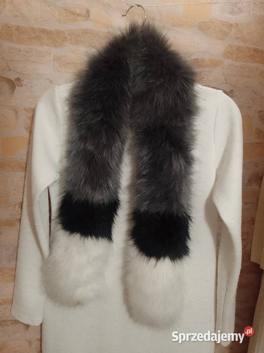 Futrzany kołnierz z Londynu futrzany szale etola Dla kobiet małopolskie Kraków