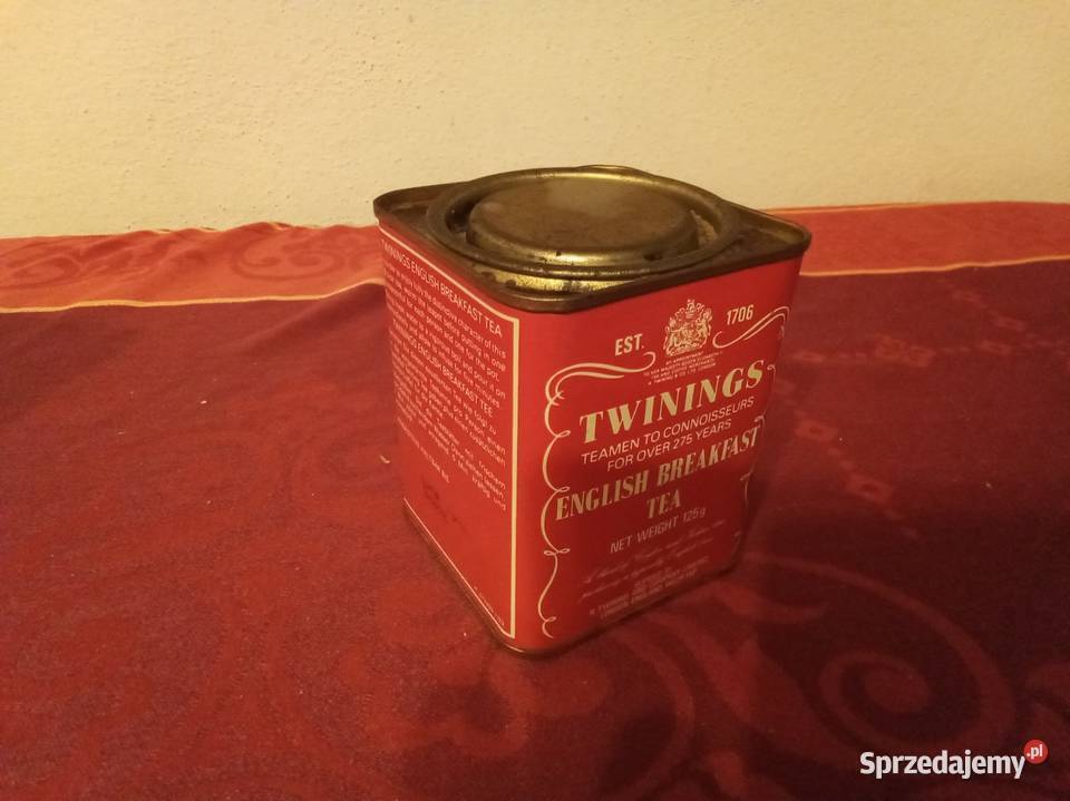 Puszka czerwona twings English breakfast lata Warszawa