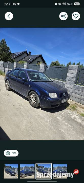 VW Bora Samochody osobowe Zgorzelec