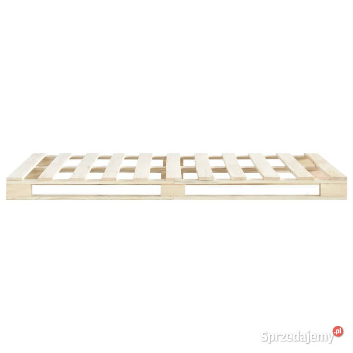Rama łóżka z palet lite drewno sosnowe 180 x 200 mazowieckie sprzedam
