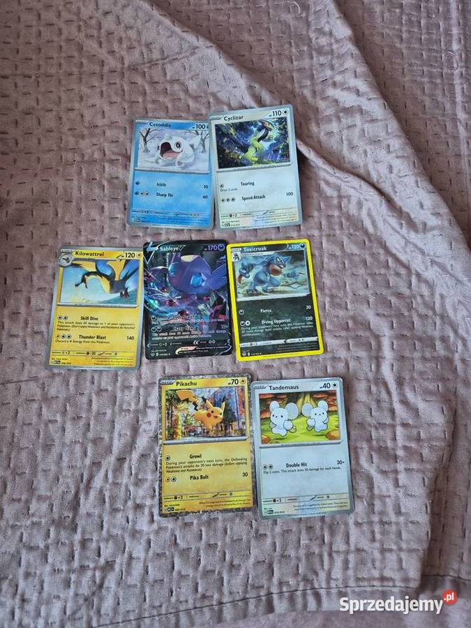 Karty pokemon mazowieckie Piaseczno