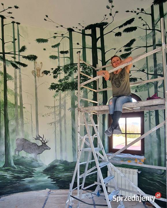 Malowidła ścienne mural malowanie ścian Nowy Targ