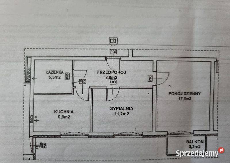 2pok 53met Krzemienieckiej BALKONWINDA Wrocław Liczba pokoi 2 sprzedam