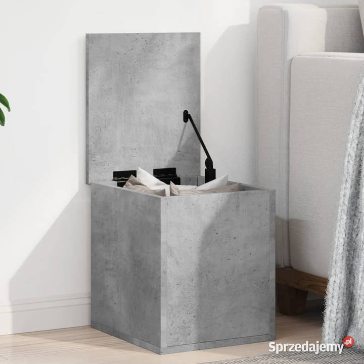 Skrzynia szarość betonu 30x35x35 materiał sprzedam