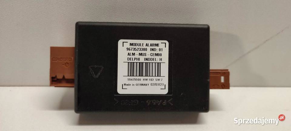 OPEL VIVARO C MODUŁ STEROWNIK ALARMU 9673523380 osobowe Komputery