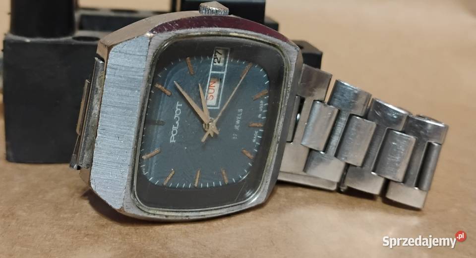 Zegarek Męski Poljot 17 JEWELS 2628 H niebieska