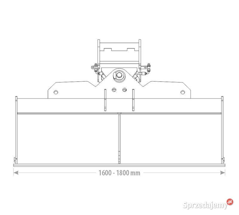 ŁYŻKA SKARPOWA HYDRAULICZNA DUO 1012T do koparki Kutno