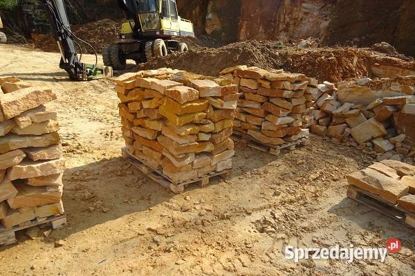 Płaski kamień ogrodowy na murki skalniak murowy