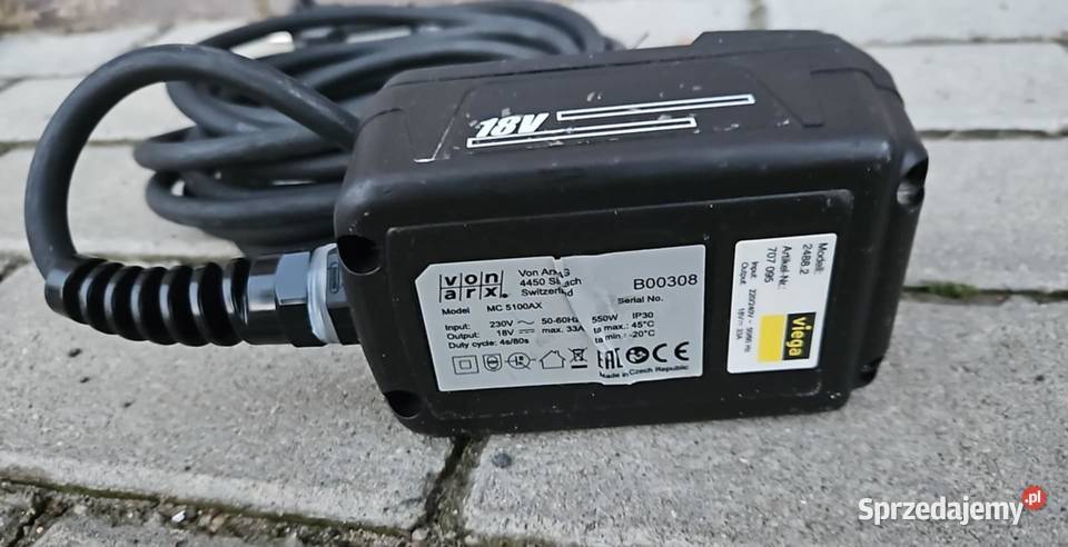 VIEGA 24882 230 V Zasilacz do narzędzi Myślibórz