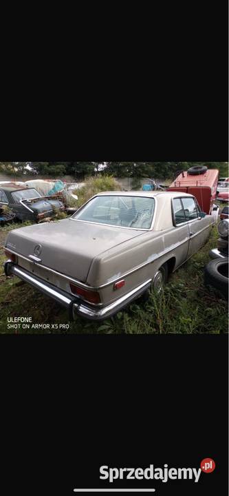 mercedes W114 coupe szary sprzedam
