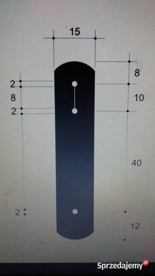 SKÓRKA pod odznakę SKÓRA naturalna do mocowania Ostrołęka