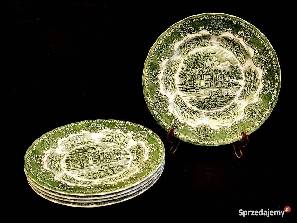 Talerz angielski płaski Grindley Porcelana i szkło