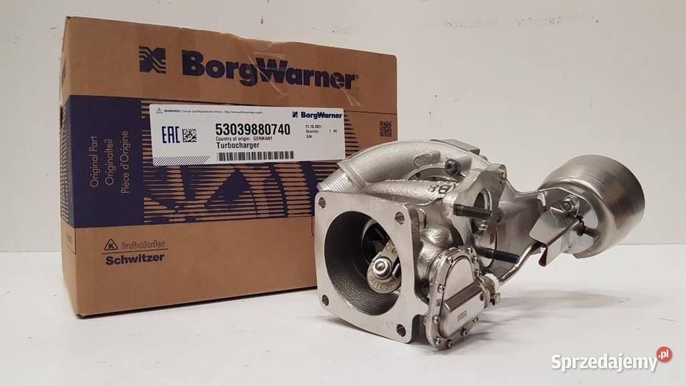 Nowa turbosprężarka BorgWarner KKK 53039880740 Siedlce