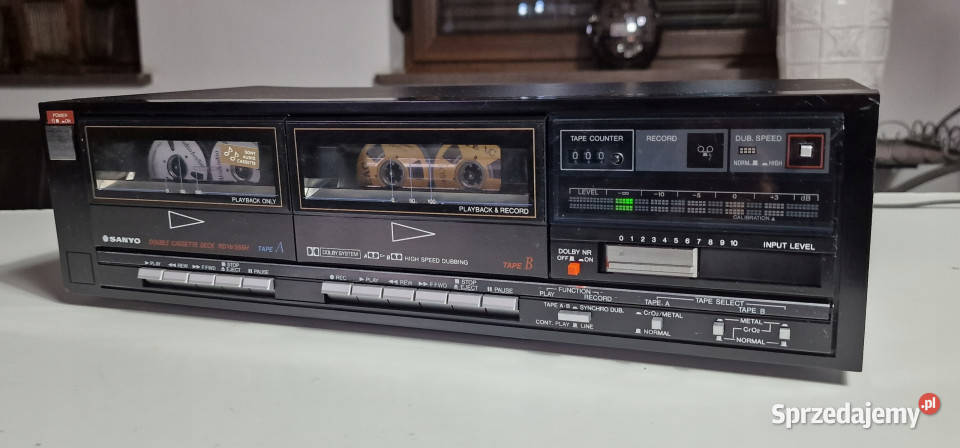 SANYO RD W 566 H magnetofon cassette deck wielkopolskie Międzychód sprzedam