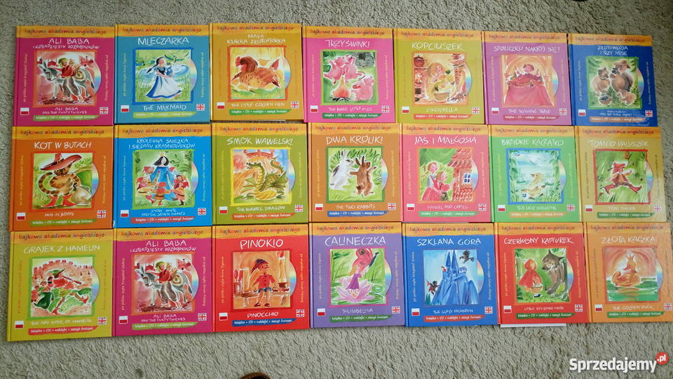 Bajkowa akademia angielskiego 21 książek z płytą Grudziądz