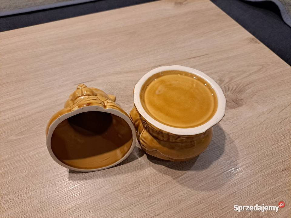 Stary Ceramiczny Pojemnik Na Miód Miś Z Czasów Radom