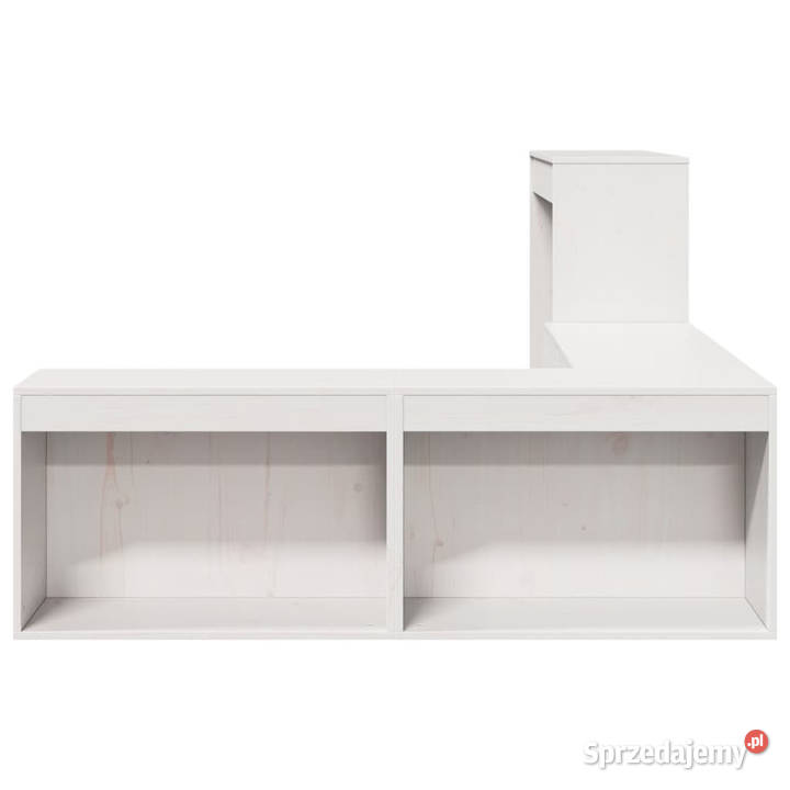 Szafka nocna z biurkiem biała 222x107x75 drewno sprzedam